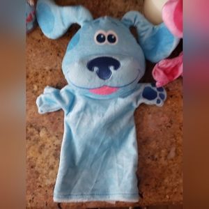 Blues Clues Dog and Magenta Hand Puppet Plush 11 Inch
